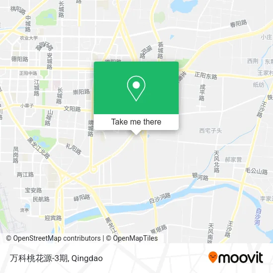 万科桃花源-3期 map
