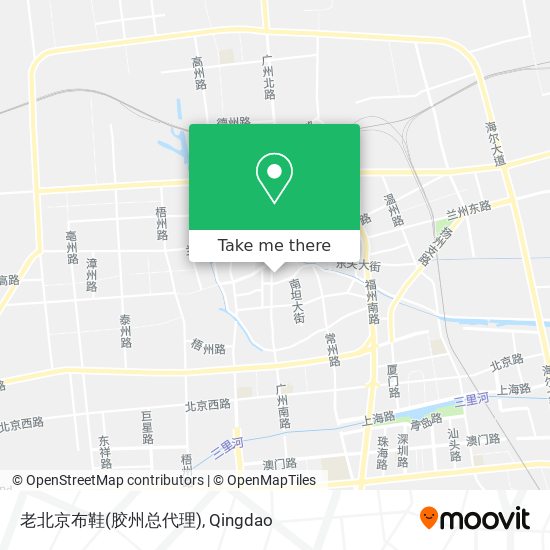 老北京布鞋(胶州总代理) map