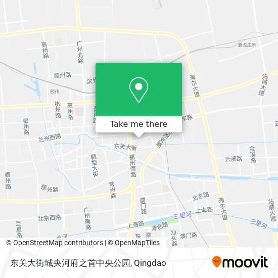 东关大街城央河府之首中央公园 map