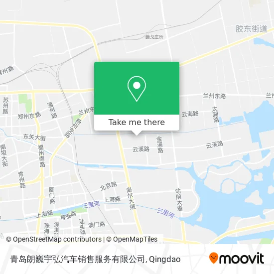 青岛朗巍宇弘汽车销售服务有限公司 map