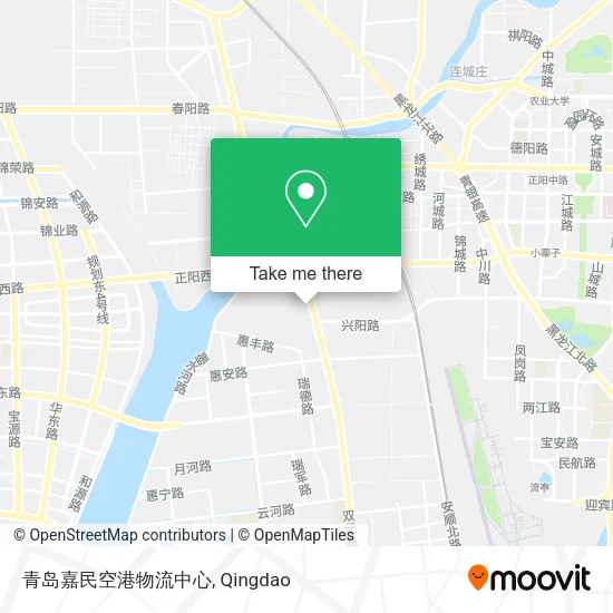 青岛嘉民空港物流中心 map