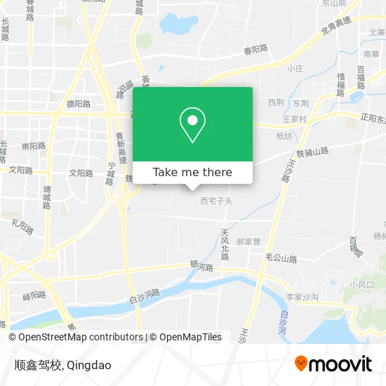 顺鑫驾校 map