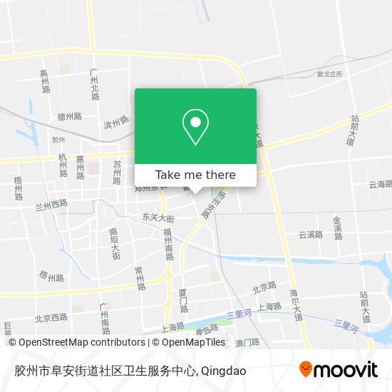 胶州市阜安街道社区卫生服务中心 map
