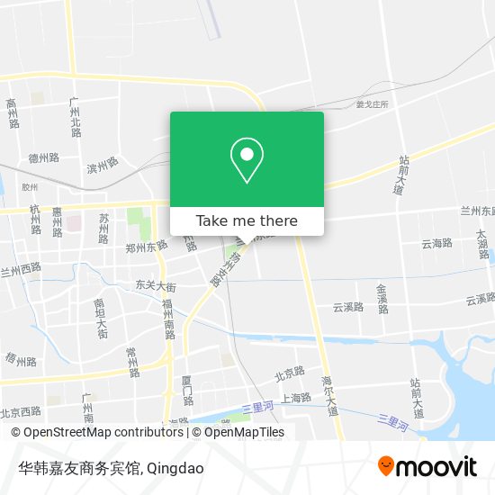 华韩嘉友商务宾馆 map