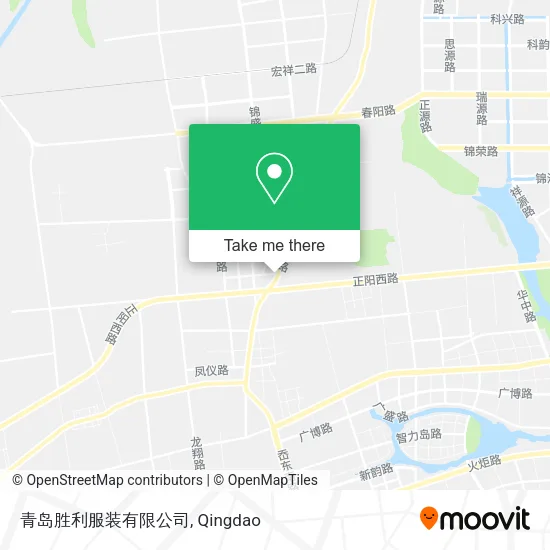 青岛胜利服装有限公司 map