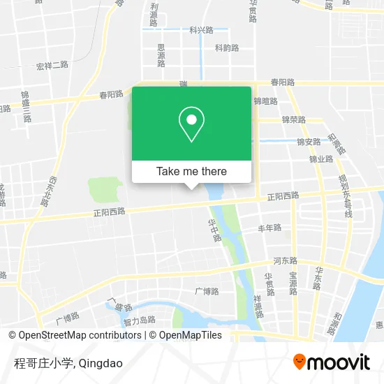 程哥庄小学 map