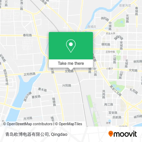 青岛欧博电器有限公司 map