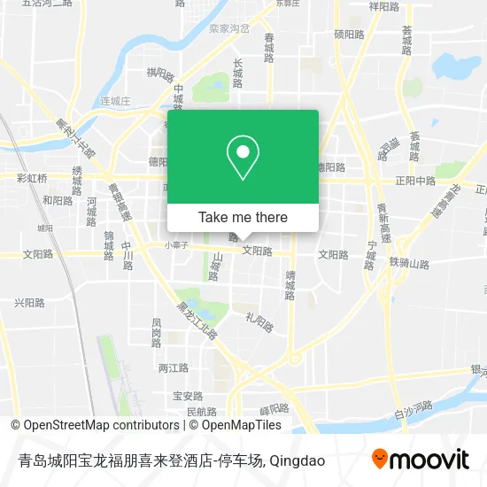 青岛城阳宝龙福朋喜来登酒店-停车场 map