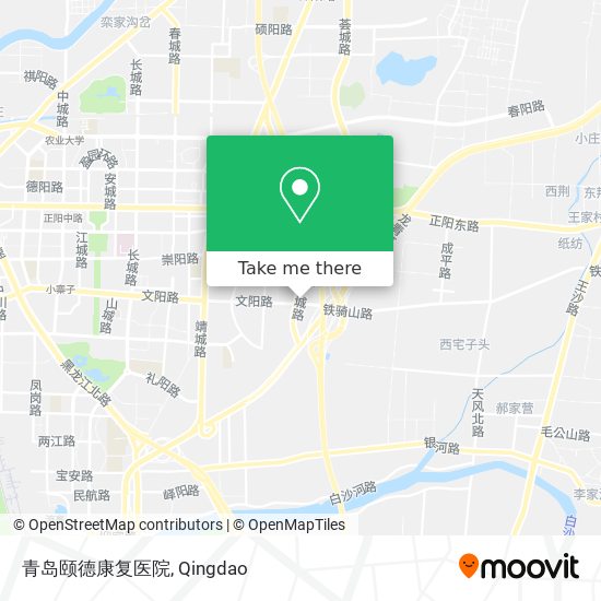 青岛颐德康复医院 map