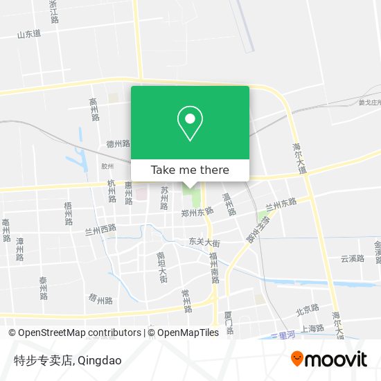 特步专卖店 map