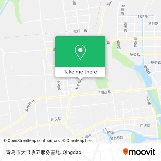 青岛市犬只收养服务基地 map
