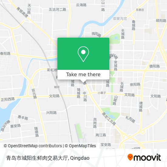 青岛市城阳生鲜肉交易大厅 map