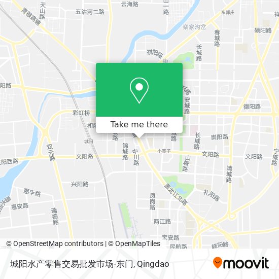 城阳水产零售交易批发市场-东门 map