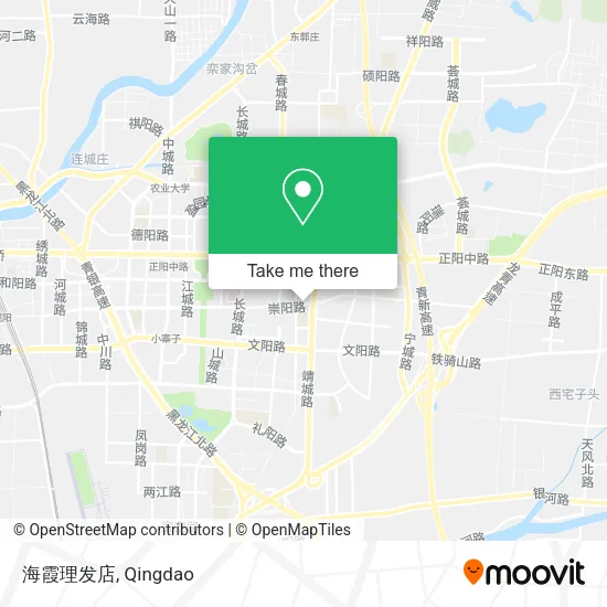 海霞理发店 map