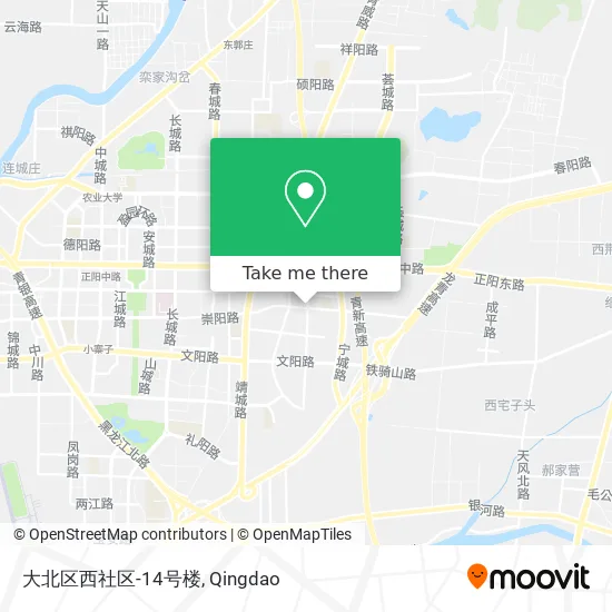 大北区西社区-14号楼 map