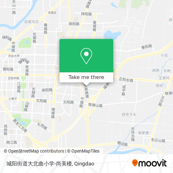 城阳街道大北曲小学-尚美楼 map