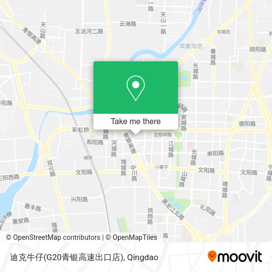 迪克牛仔(G20青银高速出口店) map