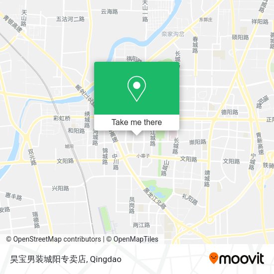 昊宝男装城阳专卖店 map