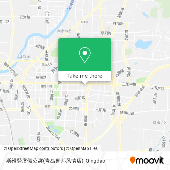斯维登度假公寓(青岛鲁邦风情店) map