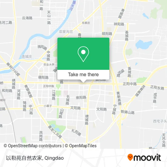 以勒苑自然农家 map