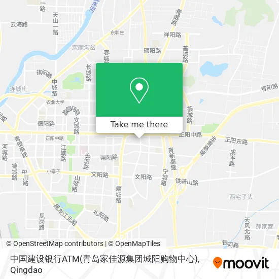中国建设银行ATM(青岛家佳源集团城阳购物中心) map