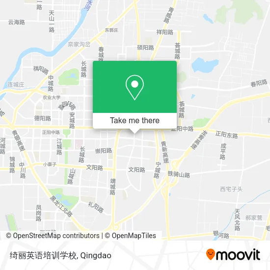 绮丽英语培训学校 map
