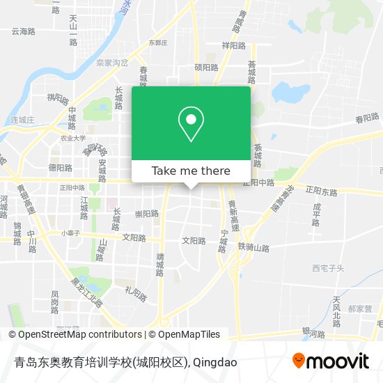 青岛东奥教育培训学校(城阳校区) map