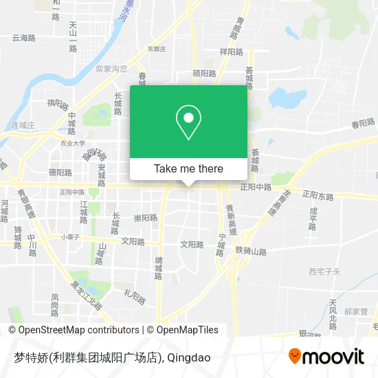 梦特娇(利群集团城阳广场店) map