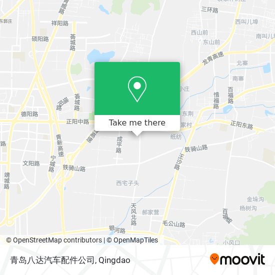 青岛八达汽车配件公司 map