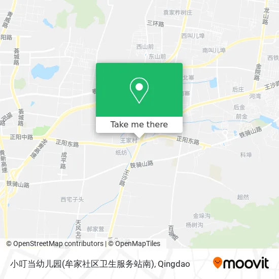 小叮当幼儿园(牟家社区卫生服务站南) map