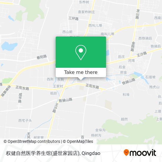权健自然医学养生馆(盛世家园店) map