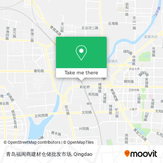 青岛福闽商建材仓储批发市场 map