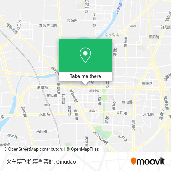 火车票飞机票售票处 map