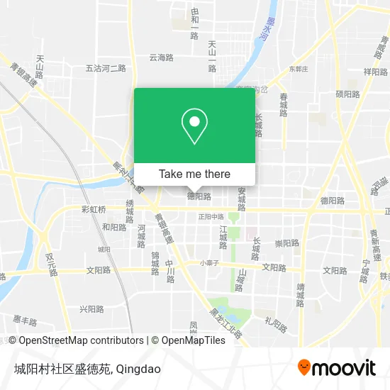城阳村社区盛德苑 map