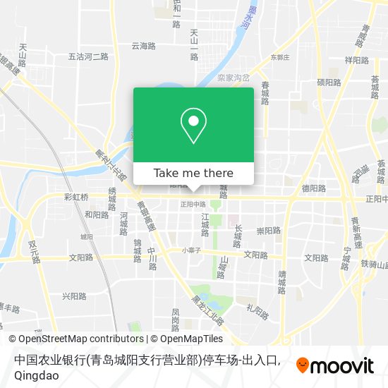 中国农业银行(青岛城阳支行营业部)停车场-出入口 map