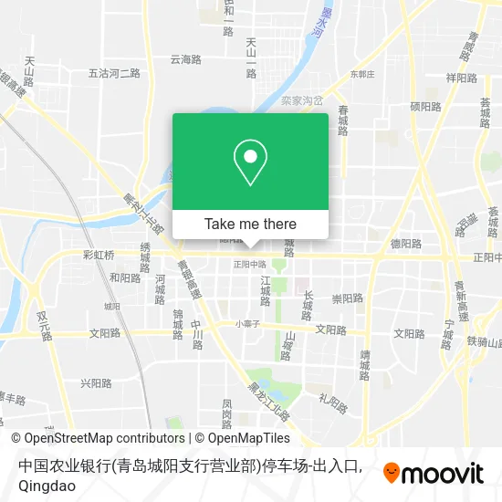 中国农业银行(青岛城阳支行营业部)停车场-出入口 map