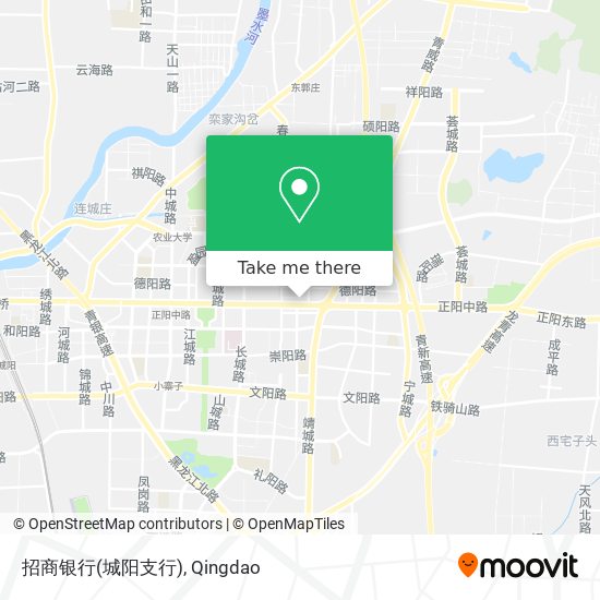 招商银行(城阳支行) map
