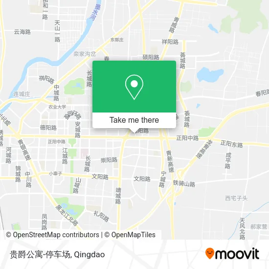 贵爵公寓-停车场 map
