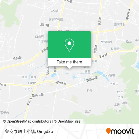鲁商泰晤士小镇 map