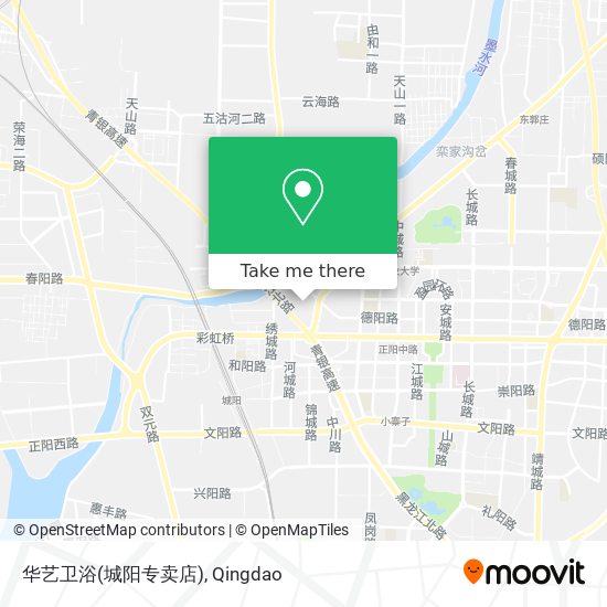 华艺卫浴(城阳专卖店) map