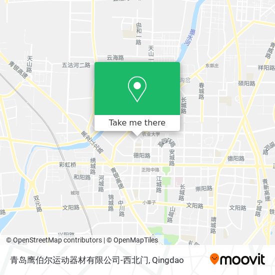 青岛鹰伯尔运动器材有限公司-西北门 map