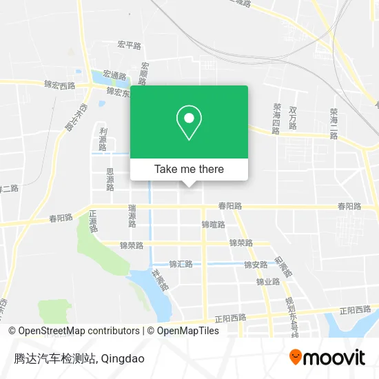 腾达汽车检测站 map