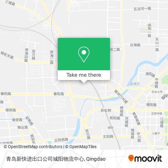 青岛新快进出口公司城阳物流中心 map