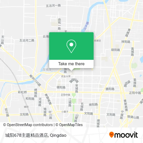 城阳678主题精品酒店 map