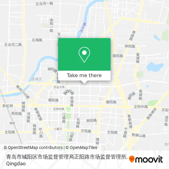 青岛市城阳区市场监督管理局正阳路市场监督管理所 map