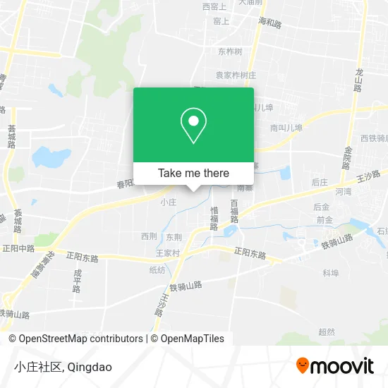 小庄社区 map