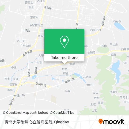 青岛大学附属心血管病医院 map