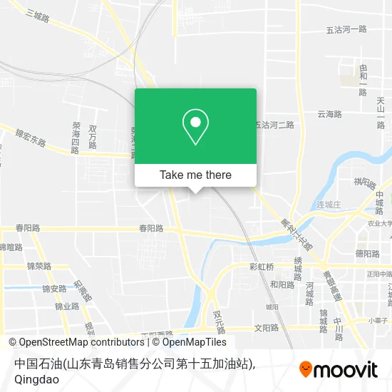 中国石油(山东青岛销售分公司第十五加油站) map