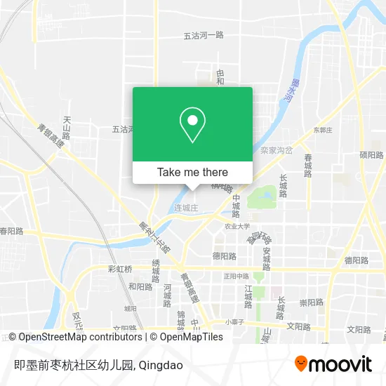 即墨前枣杭社区幼儿园 map