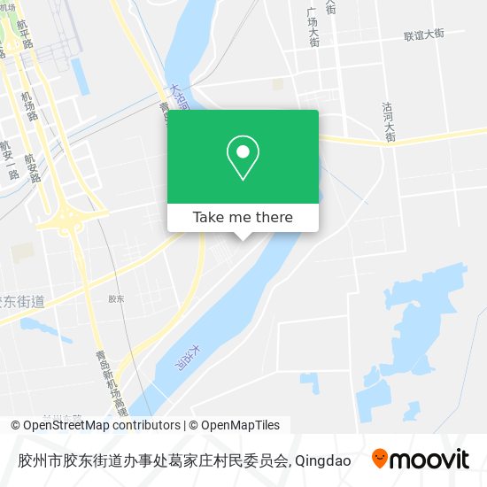 胶州市胶东街道办事处葛家庄村民委员会 map
